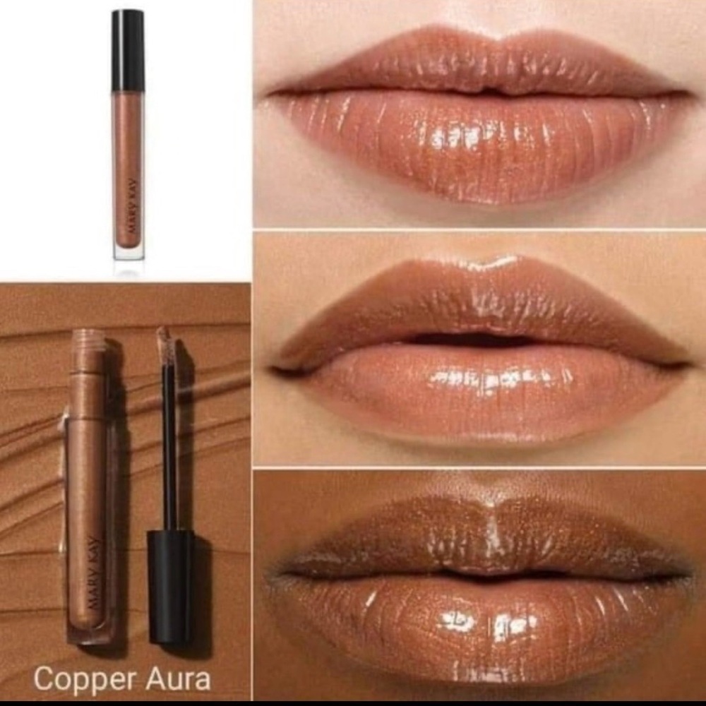 Mary Kay Unlimited Lip Gloss Copper Aura New in Box - Picture 3 of 3